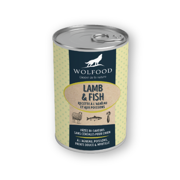Lamb and Fish Pâtée Wolfood