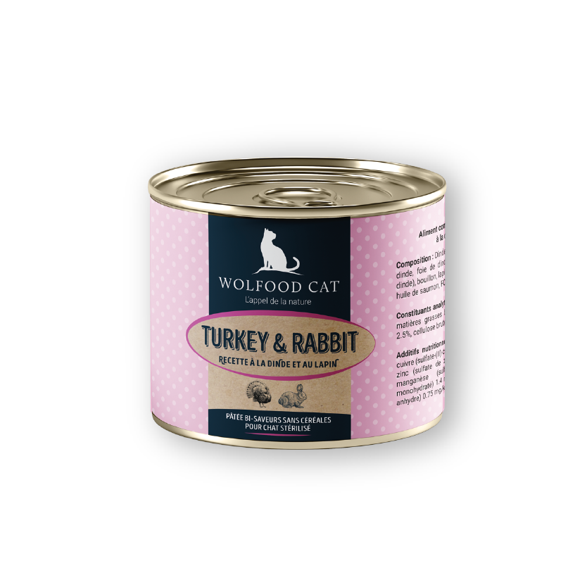 Produit Pâtée Turkey & Rabbit Cat