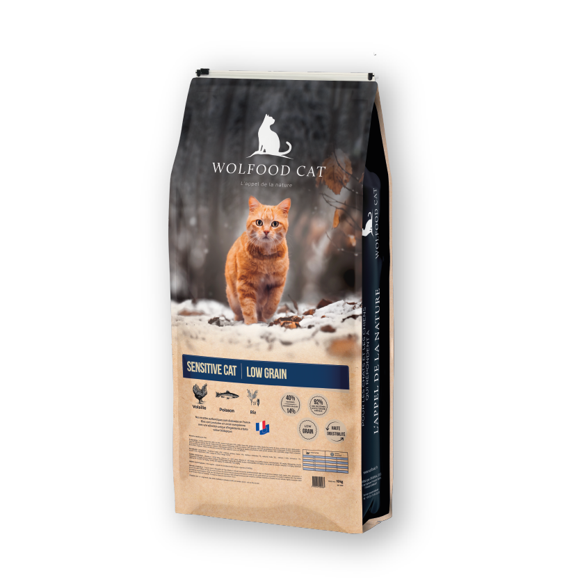 Produit Sensitive Cat Low Grain